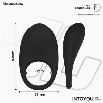 Intoyou App Series anillo vibrador con app "Ringo"
