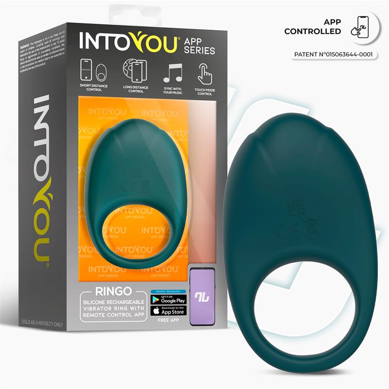 Intoyou App Series anillo vibrador con app "Ringo"