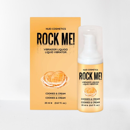 Nuei Cosmetics Rock Me! gel vibrador "Cookies and Cream"