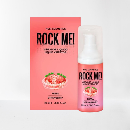 Nuei Cosmetics Rock Me! gel vibrador "Fresa"