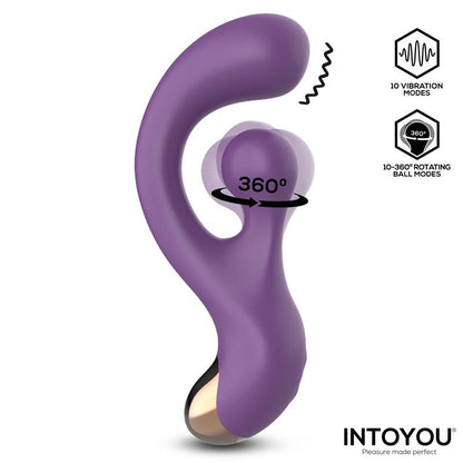 Intoyou vibrador con rotación 360° "Rolyx"