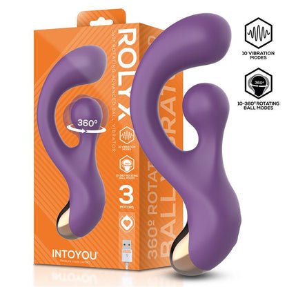 Intoyou vibrador con rotación 360° "Rolyx"