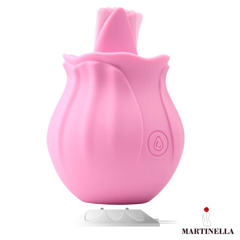 Martinella estimulador de clítoris con lengua "Rosa"