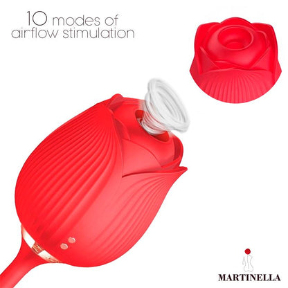 Martinella succionador de clítoris con huevo thrusting "Rosa"