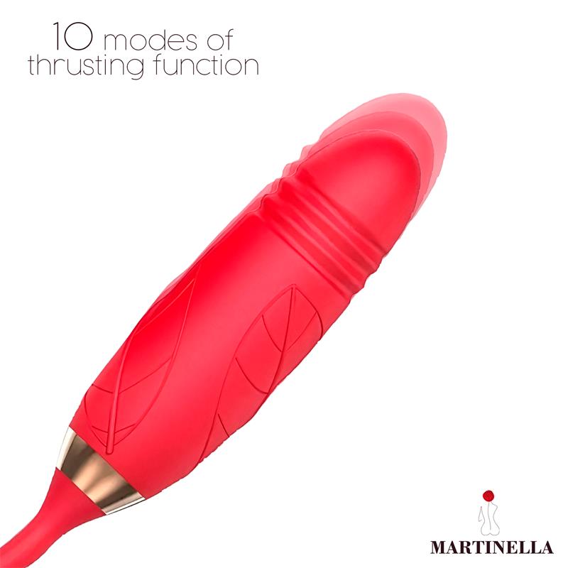 Martinella succionador de clítoris con huevo thrusting "Rosa"