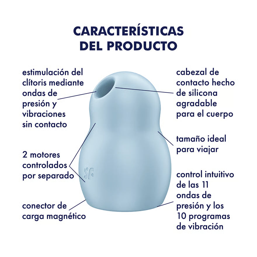 Satisfyer succionador de clítoris con vibración de viaje "Pro To Go 1"