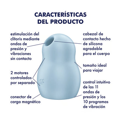 Satisfyer succionador de clítoris con vibración de viaje "Pro To Go 1"