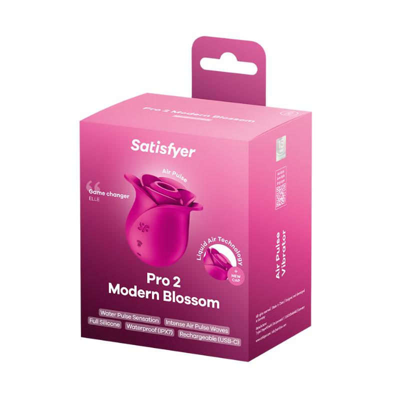 Satisfyer succionador de clítoris con diseño de rosa "Pro 2 Modern Blossom"