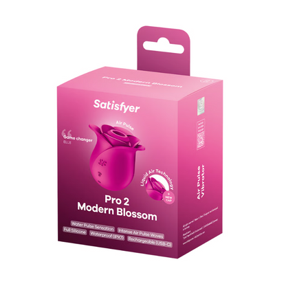 Satisfyer succionador de clítoris con diseño de rosa "Pro 2 Modern Blossom"