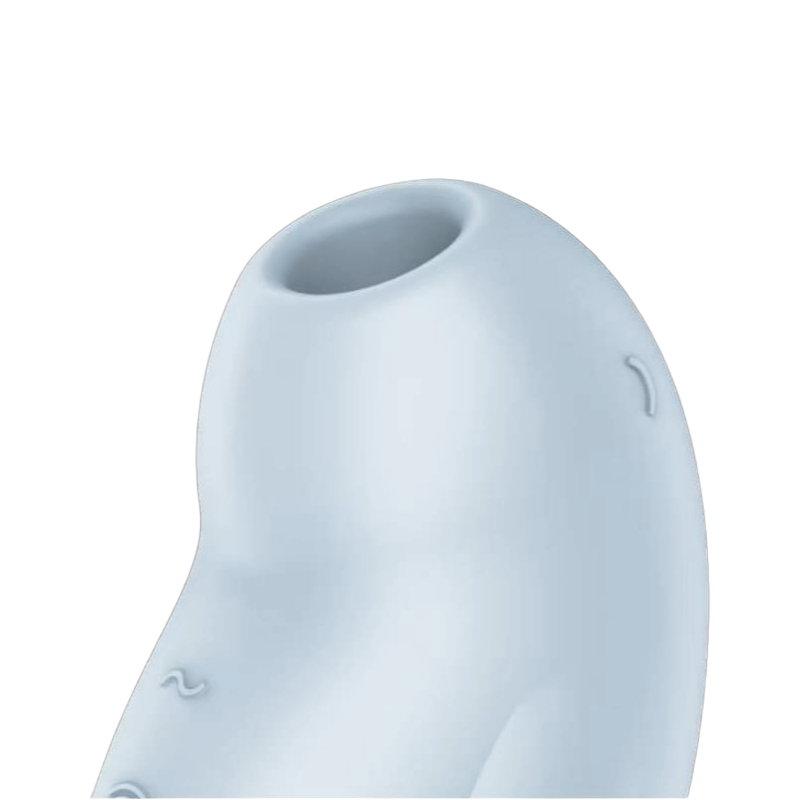Satisfyer succionador de clítoris con vibración "Seal You Soon" - Azul claro