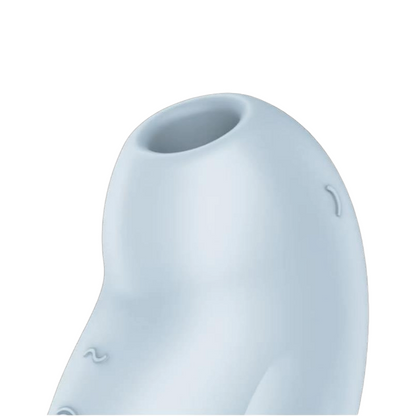 Satisfyer succionador de clítoris con vibración "Seal You Soon" - Azul claro