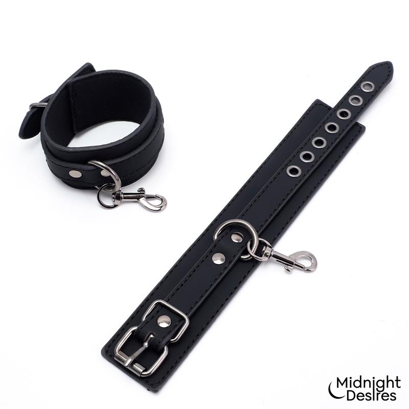 Midnight Desires set de ataduras para muslos y muñecas "Midnight Desires"