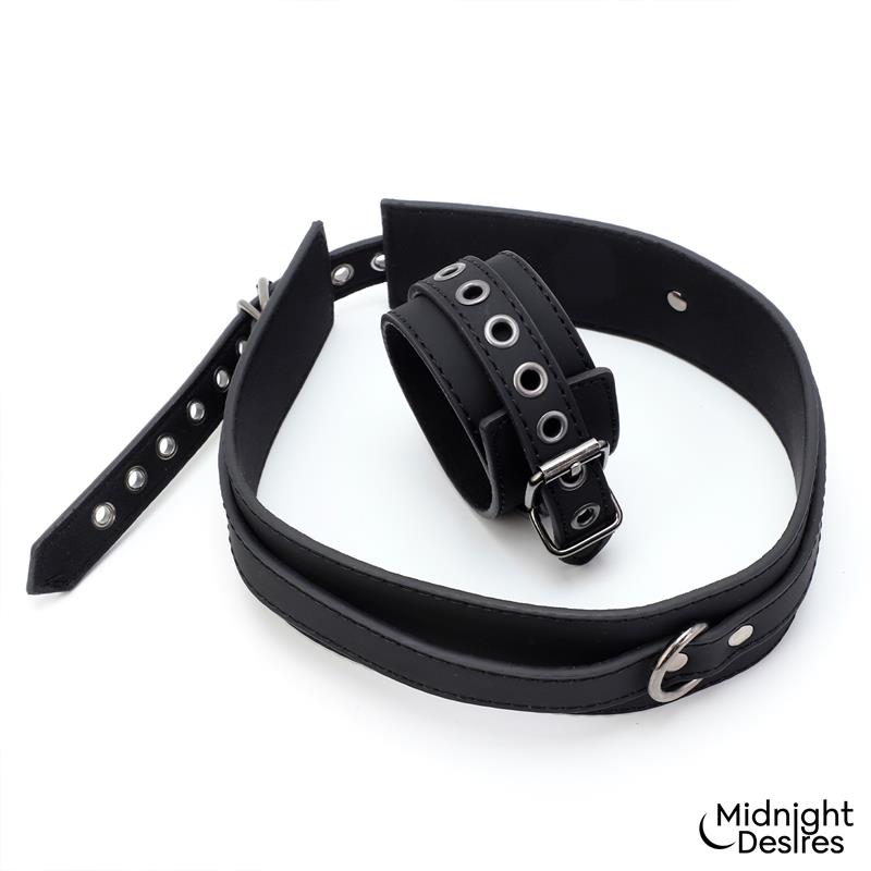 Midnight Desires set de ataduras para muslos y muñecas "Midnight Desires"