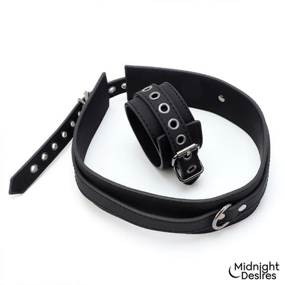 Midnight Desires set de ataduras para muslos y muñecas "Midnight Desires"