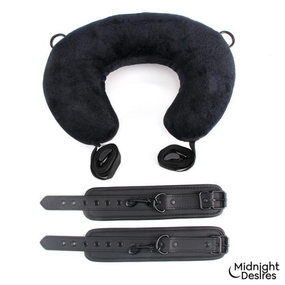 Midnight Desires set de restricciones con cojín para el cuello "Midnight Desires"