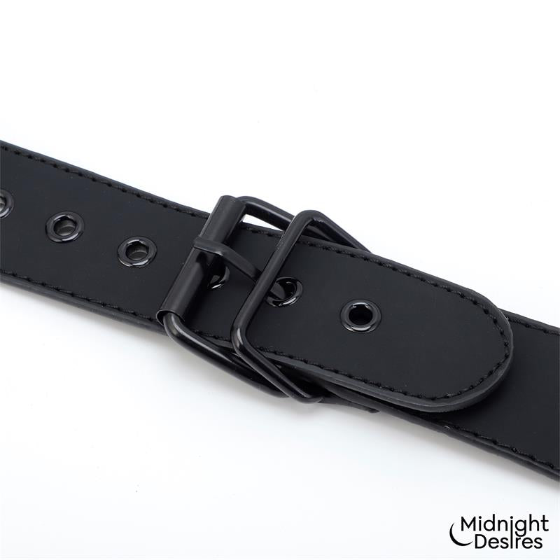 Midnight Desires set de restricciones con collar y esposas "Set de Restricciones con Collar y Esposas"