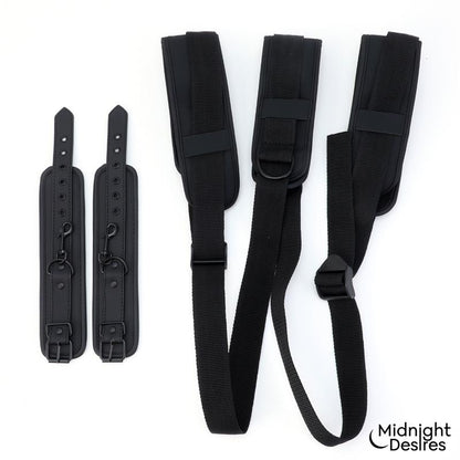 Midnight Desires set de restricciones con sujeción para el cuello "Midnight Desires"