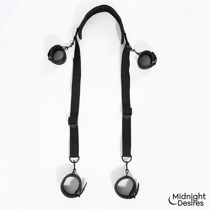 Midnight Desires set de restricciones con sujeción para el cuello "Set BDSM"