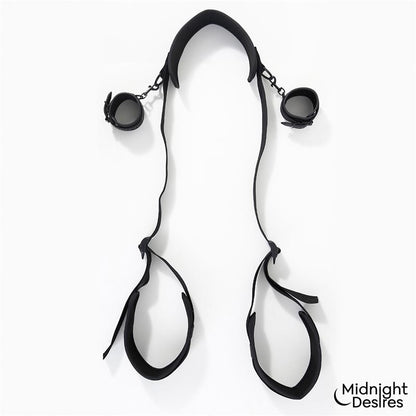 Midnight Desires set de restricciones con sujeción para el cuello "Midnight Desires"