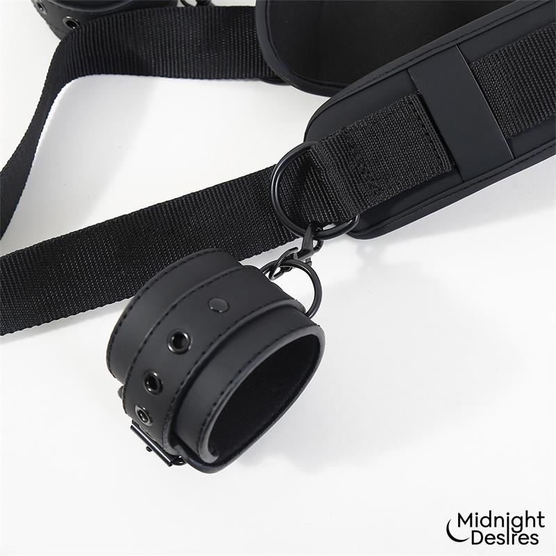 Midnight Desires set de restricciones con sujeción para el cuello "Midnight Desires"