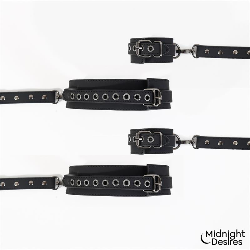 Midnight Desires set de restricciones para muslos y muñecas "Set de Restricciones para Muslos y Muñecas"