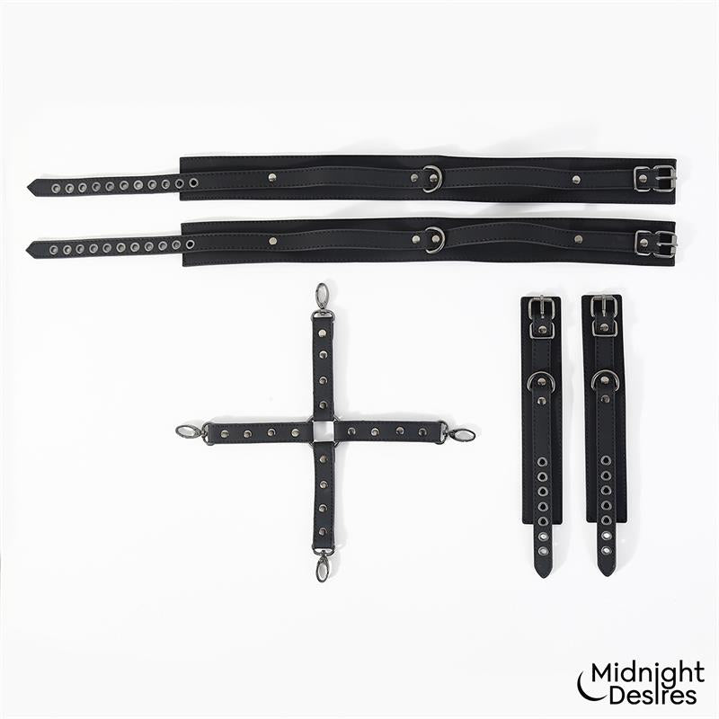 Midnight Desires set de restricciones para muslos y muñecas "Set de Restricciones para Muslos y Muñecas"