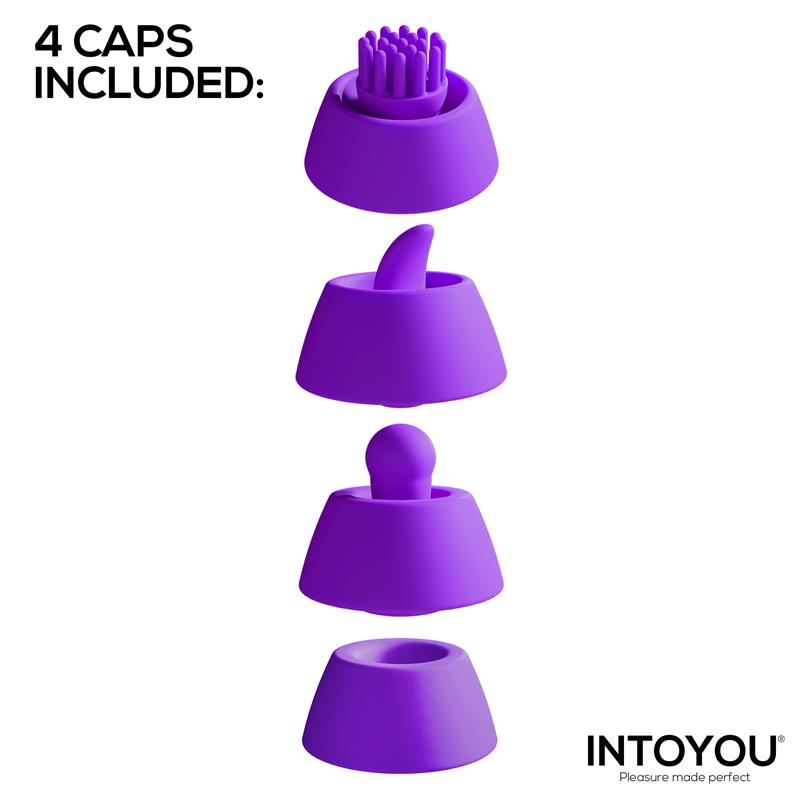 Intoyou vibrador con lengua flapping, golpeteo y cabezales intercambiables "Siter 2.0"