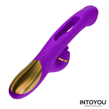 Intoyou vibrador con lengua flapping, golpeteo y cabezales intercambiables "Siter 2.0"