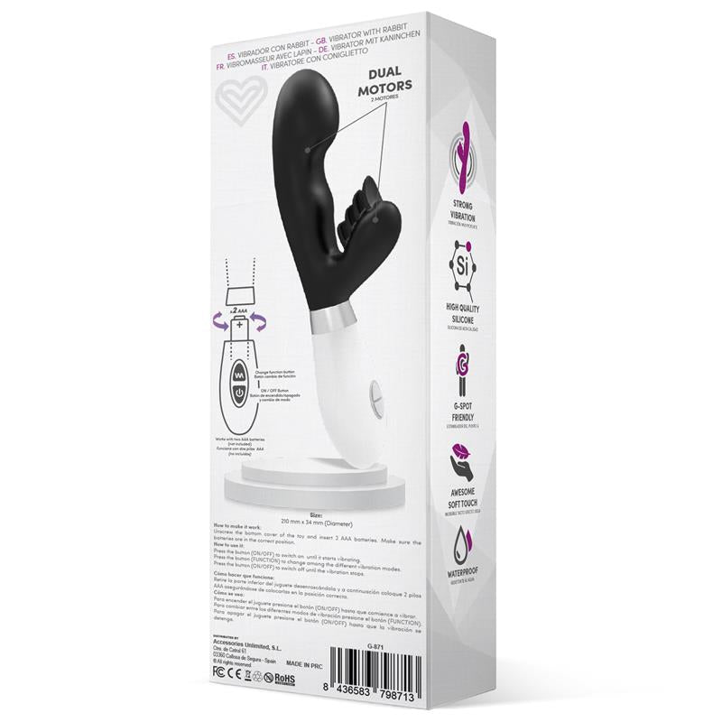 Latetobed vibrador conejito de silicona "Sliper"