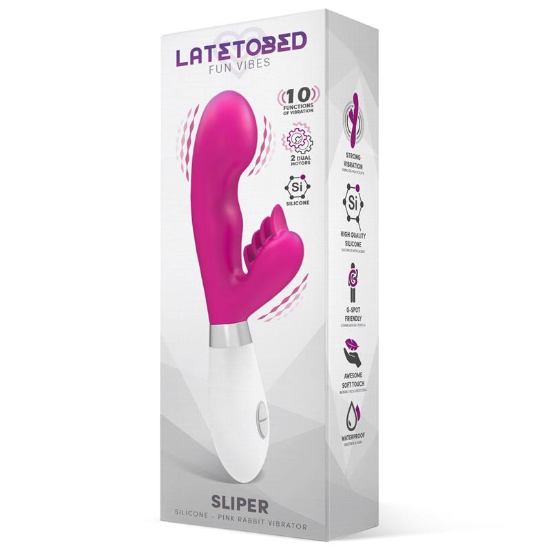 Latetobed vibrador conejito de silicona "Sliper"