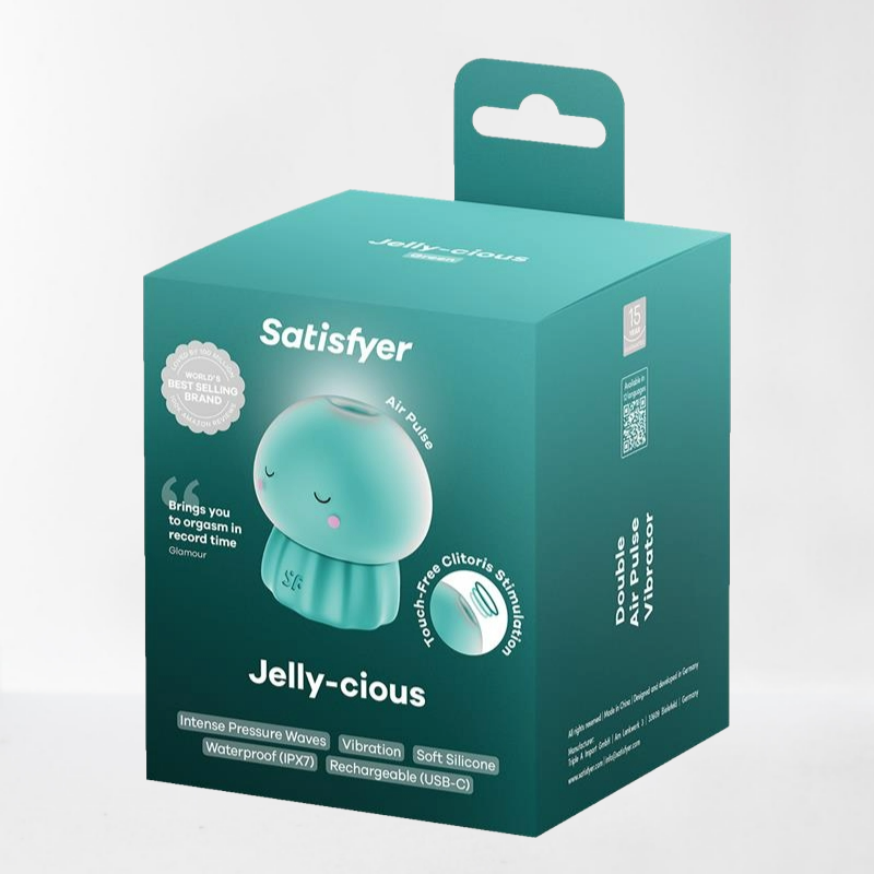 Satisfyer succionador de clítoris con vibración "Jelly-cious"
