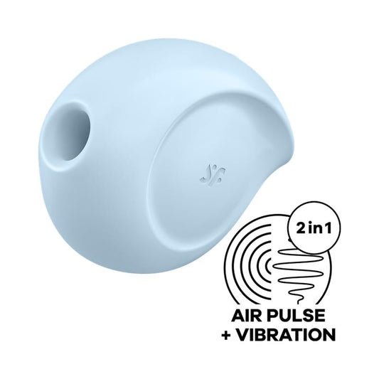 Satisfyer succionador de clítoris con vibración "Sugar Rush"  azul