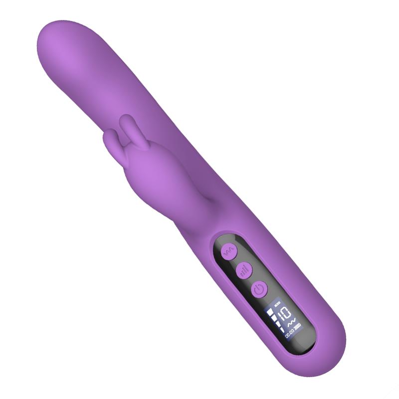 Digital vibrador con pantalla digital y conejito "Swell"