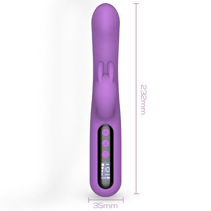 Digital vibrador con pantalla digital y conejito "Swell"