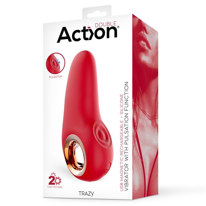 Action estimulador con pulsación ergonómico "Trazy"