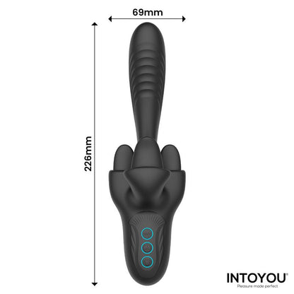 Intoyou vibrador triple lengua "Triton"