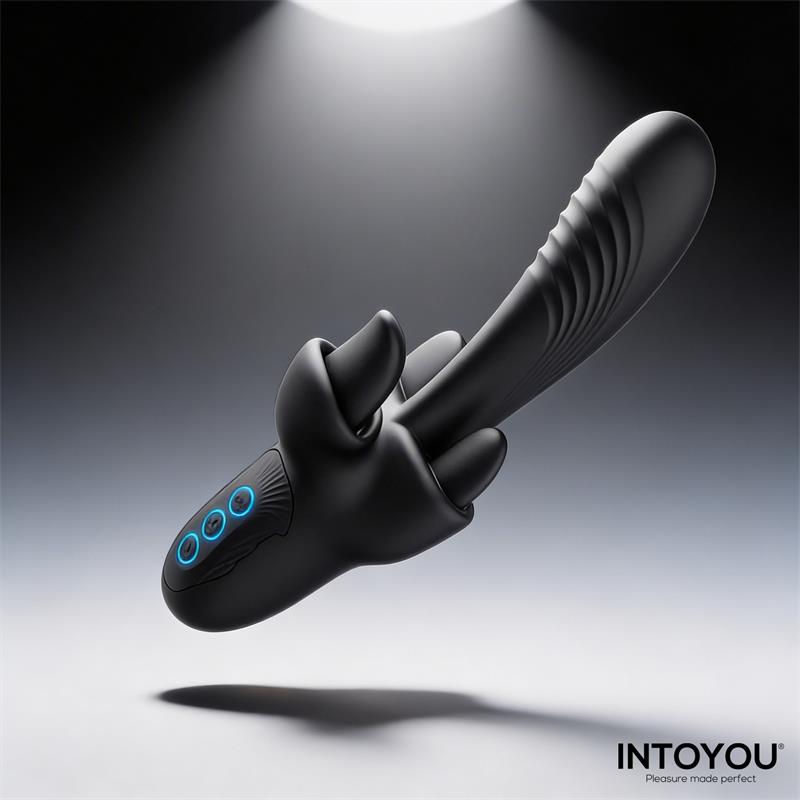 Intoyou vibrador triple lengua "Triton"