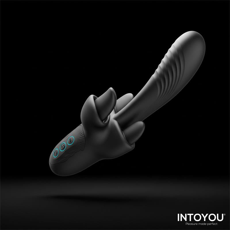 Intoyou vibrador triple lengua "Triton"
