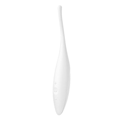 Satisfyer vibrador de punta giratoria con app "Twirling Joy" - Blanco