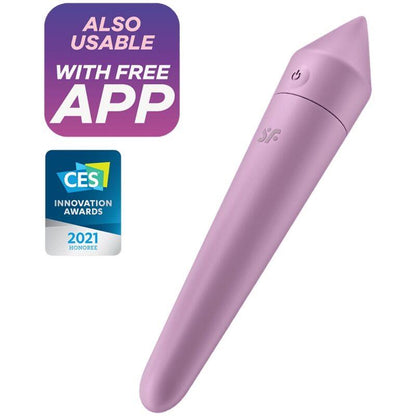 Satisfyer bala vibradora con app "Ultra Power Bullet 8" - Púrpura