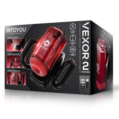 Intoyou masturbador masculino con succión, empuje y vibración "Vexor"