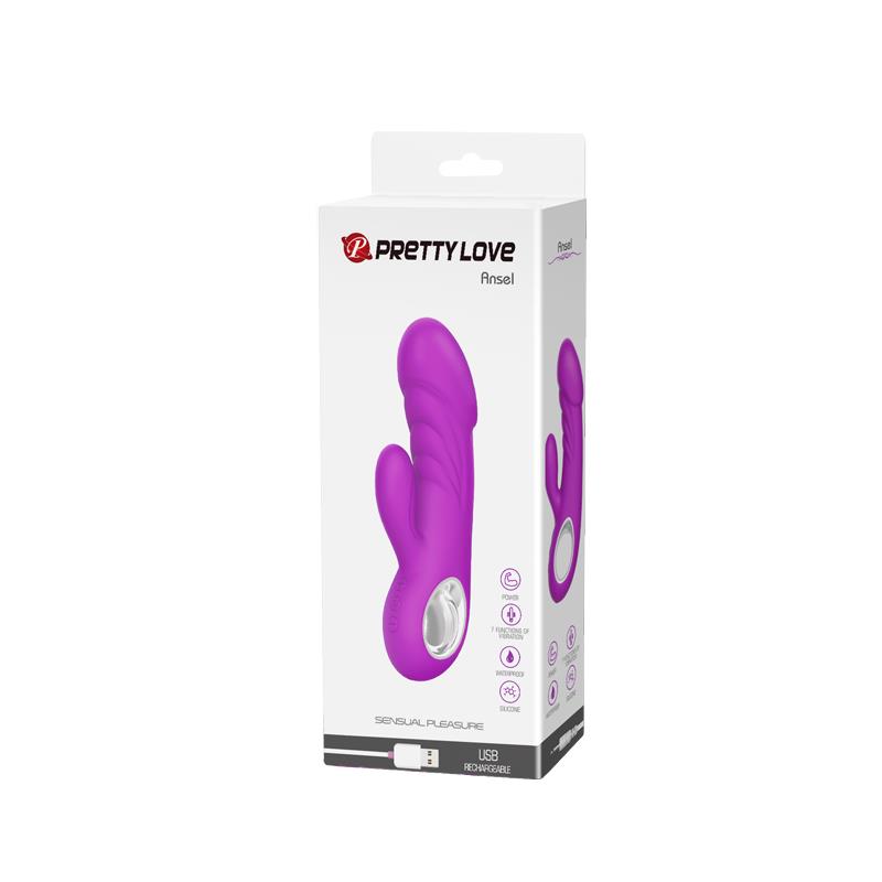 PrettyLove vibrador de punto G y clítoris "Ansel"