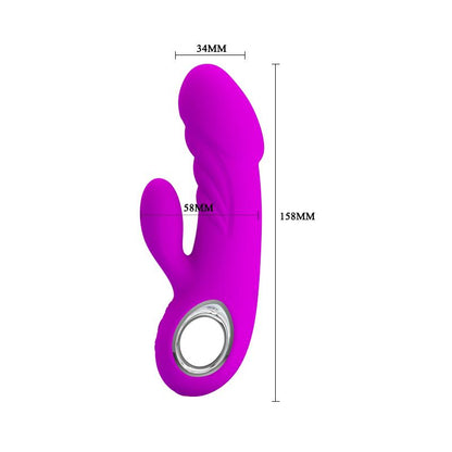 PrettyLove vibrador de punto G y clítoris "Ansel"